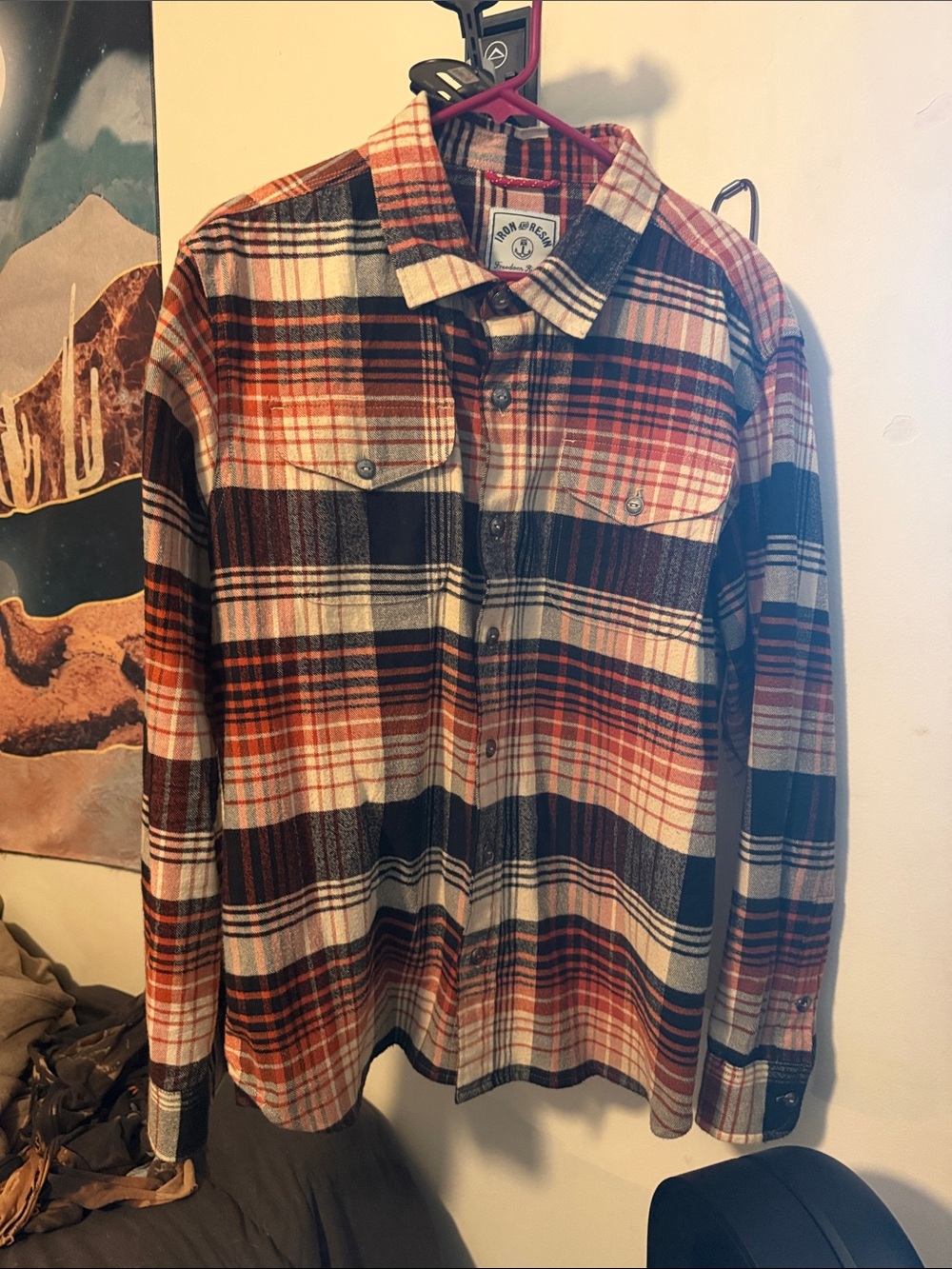 Iron & Resin flannel button down shirt